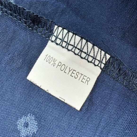 ROYLAMP Blue 2 Piece Outfit Size Large Crop Basic Top Cropped Wide Leg - Picture 5 of 15